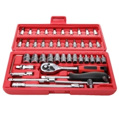 Bộ Dụng Cụ Mở Bulong Ốc Vít Đa Năng 46 Chi Tiết, Không Han Gỉ Hàng Mới, Bộ Dụng Cụ Sửa Chữa Oto Xe Máy 46 Món Đa Năng