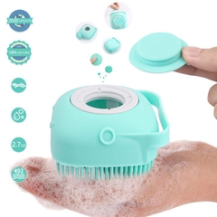 [Free Ship] Cọ Tắm Silicon Vuông Có Ngăn Chứa Dầu Tắm Tiện Lợi (Giao Ngẫu Nhiên)