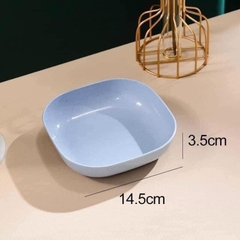 Đĩa Làm Từ Lúa Mạch 1 Bộ Bao Gồm 8 Đĩa