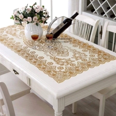 Khăn Trải Bàn Dập Họa Tiết Sang Trọng