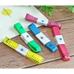 Thước Dây Mềm Đầu Thép Đo Vòng Bụng Eo 3 Vòng Kiểm Tra Sức Khỏe 1.5 Mét - Thước Đo Quần Áo