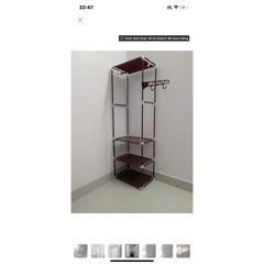 Kệ Chữ H Để Đồ Và Treo Quần Áo Đa Năng Gấp Gọn