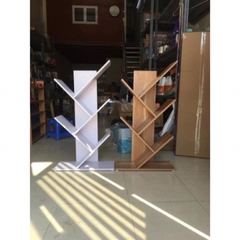 [Free Ship] Kệ Sách Xương Cá Vân Gỗ 3 Tầng