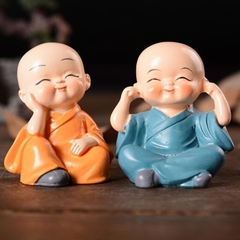 [Free Ship] Bộ Tượng Tứ Không Trang Trí Xe Hơi Tiểu Cảnh