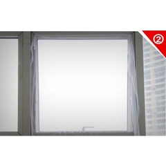 Lưới Chống Muỗi Côn Trùng [Free Ship] Dán Cửa Sổ Vô Hình Sợi Thủy Tinh Lỗ Siêu Nhỏ Ngăn Bụi 1.3M X 1.5M