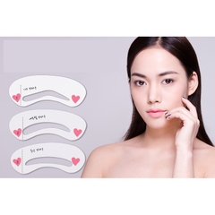 [Freeship] Set 3 Khuôn Kẻ Lông Mày Phong Cách Hàn Quốc