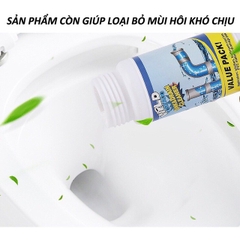 [Free Ship] Bột Thông Tắc Cống Dạng Lọ