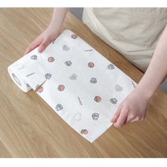 Cuộn Giấy Lau Đa Năng Siêu Thấm Hút 50 Tờ/Cuộn Tồn 0