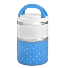 Hộp Cơm [Free Ship] Hộp Cơm Giữ Nhiệt 2 Tầng Lunch Box 930Ml (Nhiều Màu)