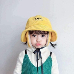 Chuyên Sỉ Lẻ Mũ Đội Đầu Off Có Bông Bịt Tai Giữ Ấm Cho Bé Trái , Gái