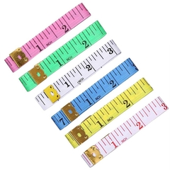 Thước Dây Mềm Đầu Thép Đo Vòng Bụng Eo 3 Vòng Kiểm Tra Sức Khỏe 1.5 Mét - Thước Đo Quần Áo