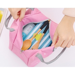 (Mẫu Mới)Túi Đựng Hộp Cơm Hình Con Vật Xinh Xắn Hiện Đại Giữ Nhiệt Đẹp Bền (Dáng Ngang)