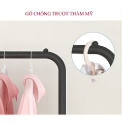 Giá Treo Quần Áo Khung Thép Sơn Tĩnh Điện Phong Cách Hàn Quốc ♥️ Giàn Phơi Quần Áo Có Ngăn Để Giày