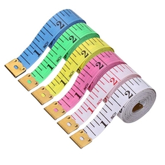 Thước Dây Mềm Đầu Thép Đo Vòng Bụng Eo 3 Vòng Kiểm Tra Sức Khỏe 1.5 Mét - Thước Đo Quần Áo
