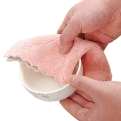 Khăn Lau Đa Năng, Lau Bếp, Lau Tay, Lau Bát Đĩa Siêu Thấm Hút Kt04 (Lẻ 1 Khăn)