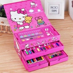 [Free Ship] Hộp Màu 54 Món 3 Tầng 4 Ngăn Cho Bé