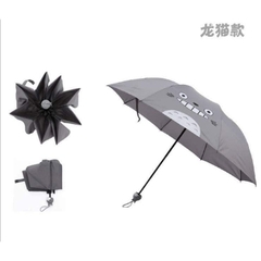 Ô Dù Line Cute, Ô Dù Gấp Gọn Hoạt Hình Cute Tán Rộng 98Cm, Dù Đi Mưa, Dù Totoro, Dù Minion, Dù Thỏ Hồng, Dù Gấu Brown