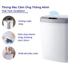 Thùng Rác ❤️ Free Ship ❤️ Thùng Rác Tiện Ích 10L Ecoco Thông Minh