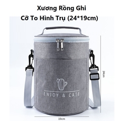 Túi Giữ Nhiệt Hộp Cơm Phiên Bản Cao Cấp, Sang Trọng, Túi Đựng Hộp Cơm Thiết Kế Đa Năng Tiện Dụng