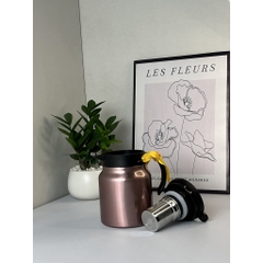 Ấm Pha Trà Giữ Nhiệt Inox 316 Kiểu Nhật Dung Tích 1 Lít Hàng Cao Cấp - Ca Nước Giữ Nhiệt Đựng Nước Nóng