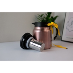 Ấm Pha Trà Giữ Nhiệt Inox 316 Kiểu Nhật Dung Tích 1 Lít Hàng Cao Cấp - Ca Nước Giữ Nhiệt Đựng Nước Nóng