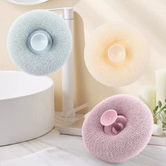 Bông Tắm, Cọ Lưng Cọ Tắm 3D Giúp Mát Xa Khi Tắm, Miếng Bông Tắm Tạo Bọt Tẩy Da Chết Gắn Tường Tiện Lợi (Màu Ngẫu Nhiên)