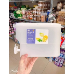 Bình Đựng Nước Có Vòi 3,5L Bình Đựng Nước Trà, Nước Trái Cây Để Trong Tủ Lạnh Tiện Lợi Đa Năng Ngăn Nắp