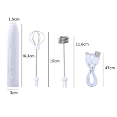Máy đánh trứng/trộn, tạo bọt cà phê, (MINI WHISH ), chạy điện cầm tay tiện lợi