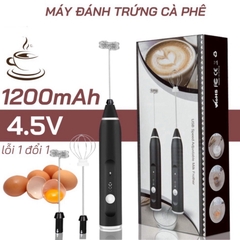 Máy đánh trứng/trộn, tạo bọt cà phê, (MINI WHISH ), chạy điện cầm tay tiện lợi