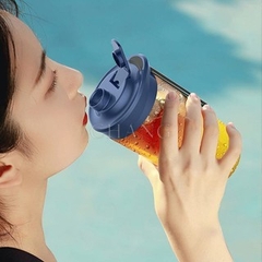 Máy Xay Sinh Tố Hoa Quả Cầm Tay JUICING CUP 6 lưỡi xoay (300ml)Pin Sạc USB Siêu Tiện Lợi Tặng Kèm cốc
