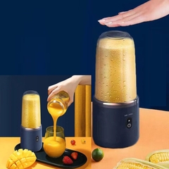 Máy Xay Sinh Tố Hoa Quả Cầm Tay JUICING CUP 6 lưỡi xoay (300ml)Pin Sạc USB Siêu Tiện Lợi Tặng Kèm cốc