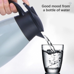 Bình giữ nhiệt [EUROPEAN], bình ủ, phích giữ nhiệt inox 304, bình giữ nhiệt cỡ lớn 2000ml, ấm pha trà,  cỡ lớn