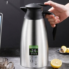 Bình giữ nhiệt [EUROPEAN], bình ủ, phích giữ nhiệt inox 304, bình giữ nhiệt cỡ lớn 2000ml, ấm pha trà,  cỡ lớn