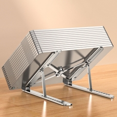 Giá đỡ laptop stand hợp kim nhôm 16INCH hỗ trợ tản nhiệt công thái học, gấp gọn chỉnh độ cao ipad macbook surface 7 nấc