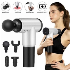 Máy Massage Cầm Tay Có 4 Đầu Massage và 6 chế độ Massage Lưng, Cổ, Vai, Gáy