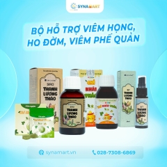 BỘ HỖ TRỢ VIÊM HỌNG, HO ĐỜM, VIÊM PHẾ QUẢN