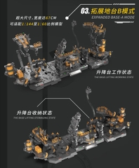 Đặt trước METEOR - Lưu Tinh - Kèm base công xưởng - Khung xương kim loại - LED