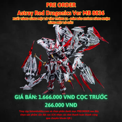 Đặt trước Astray Red Dragonics Ver MB 8836 - 60 Runner tặng kèm phụ kiện
