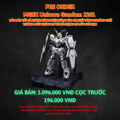 Đặt trước MGEX Unicorn Gundam 2201- Tặng kèm led và bộ base lớn - Về vào khoảng đầu tháng 10