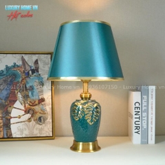 Đèn để bàn decor , đèn ngủ để bàn decor gốm sứ