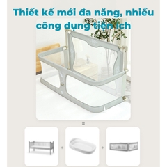 Quây Cũi Ngủ Chung Giường Cho Bé LeeOeeVee