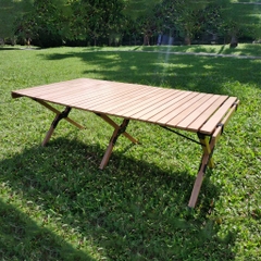 Bàn Dã Ngoại Gấp Gọn Chất Liệu Gỗ Thông Nhiều Kích Thước
