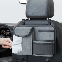 Túi đựng đồ treo ghế ô tô Yangbuck da lộn 4 lớp