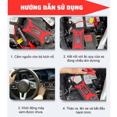 Kích bình ắc quy ô tô 12v-220v-20.000mAh