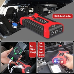 Kích bình ắc quy ô tô 12v-220v-20.000mAh