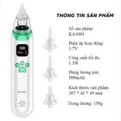 Máy hút mũi, máy làm sạch khoang mũi và nước mũi cho trẻ em, có 3 mức điều chỉnh