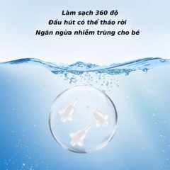 Máy hút mũi, máy làm sạch khoang mũi và nước mũi cho trẻ em, có 3 mức điều chỉnh