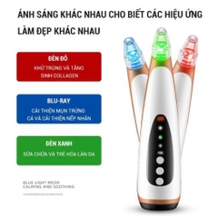 Máy hút mụn đầu đen làm sạch sâu lỗ chân lông, loại bỏ mụn cám, kết hợp chườm nóng