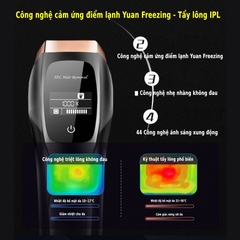 Máy triệt lông lạnh cá nhân, toàn thân vĩnh viễn