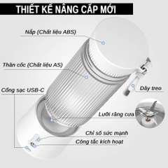 Máy xay sinh tố cầm tay sạc pin